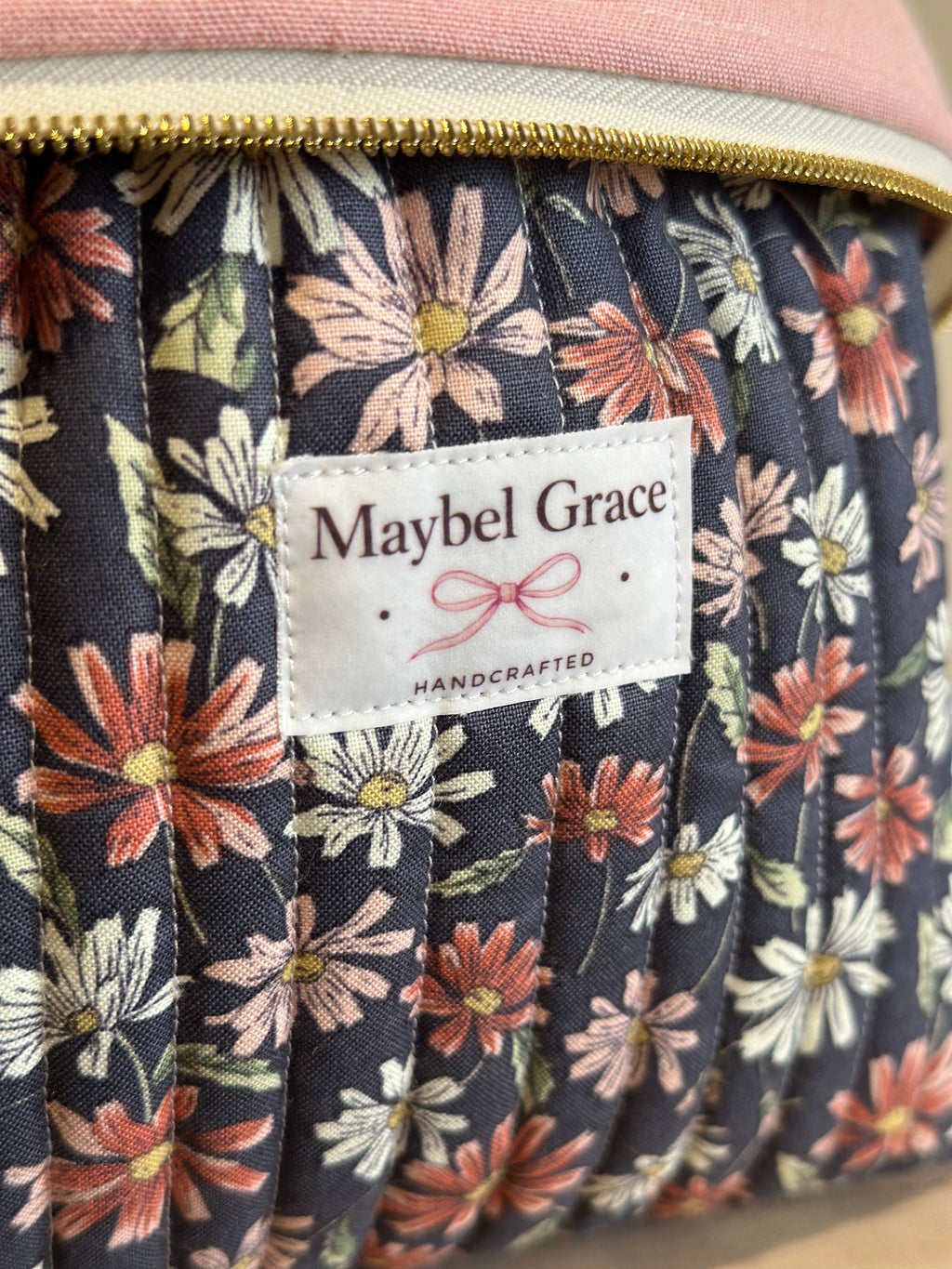 The Carryall - Dark Slate Floral