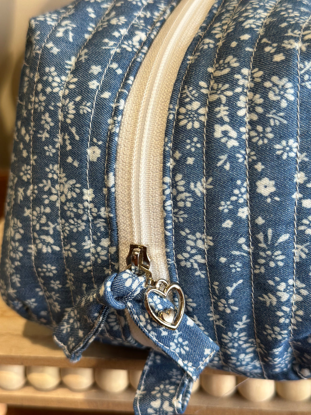 The Beauty Case - Blue Denim