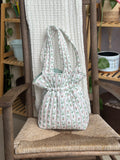 The Gathering Tote - Sage Bow + Blush Floral