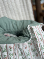 The Gathering Tote - Sage Bow + Blush Floral