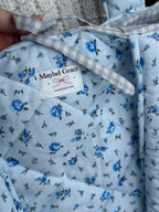 The Market Tote - Blue Floral