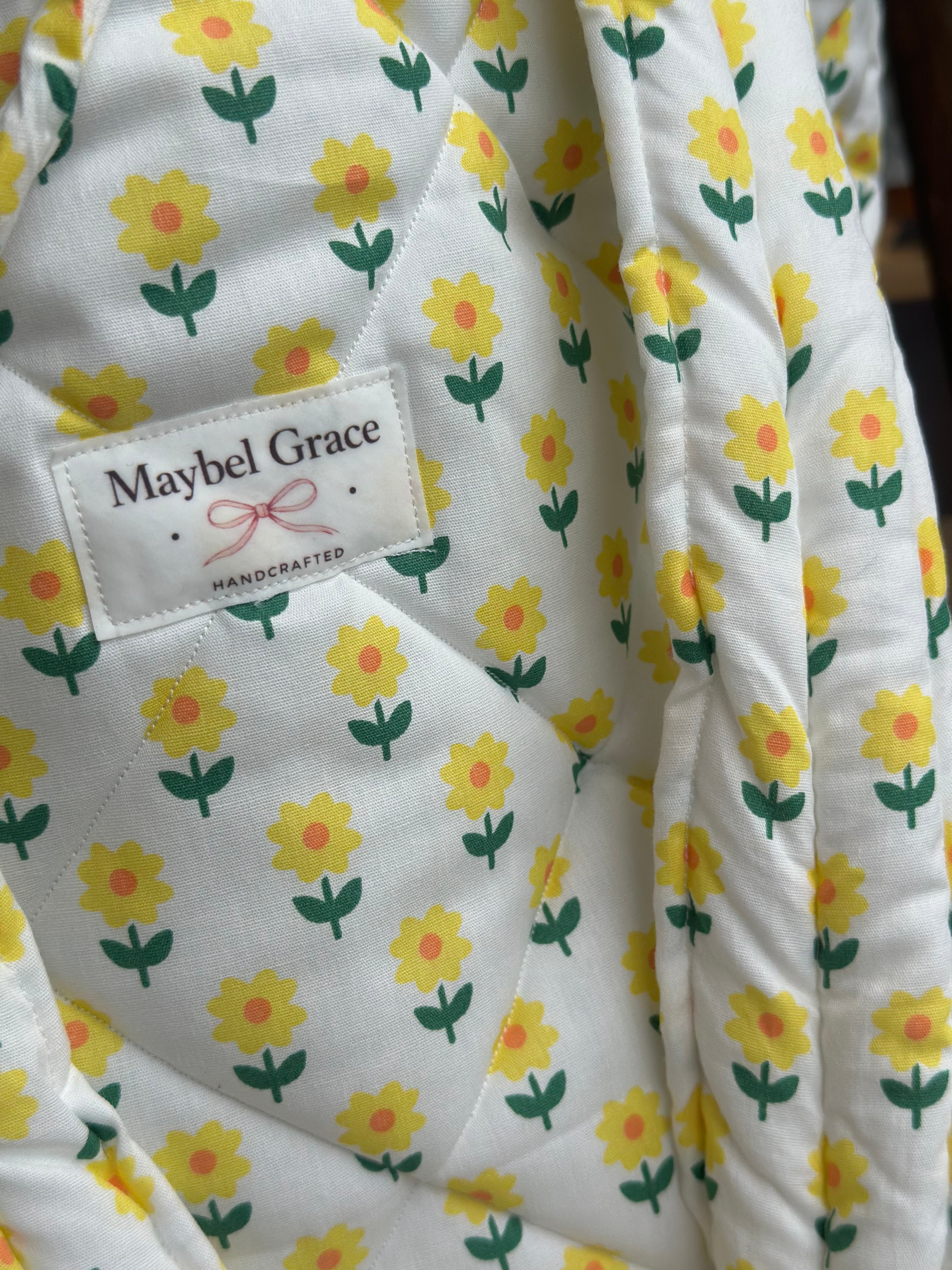 The Market Tote - Yellow Daisy