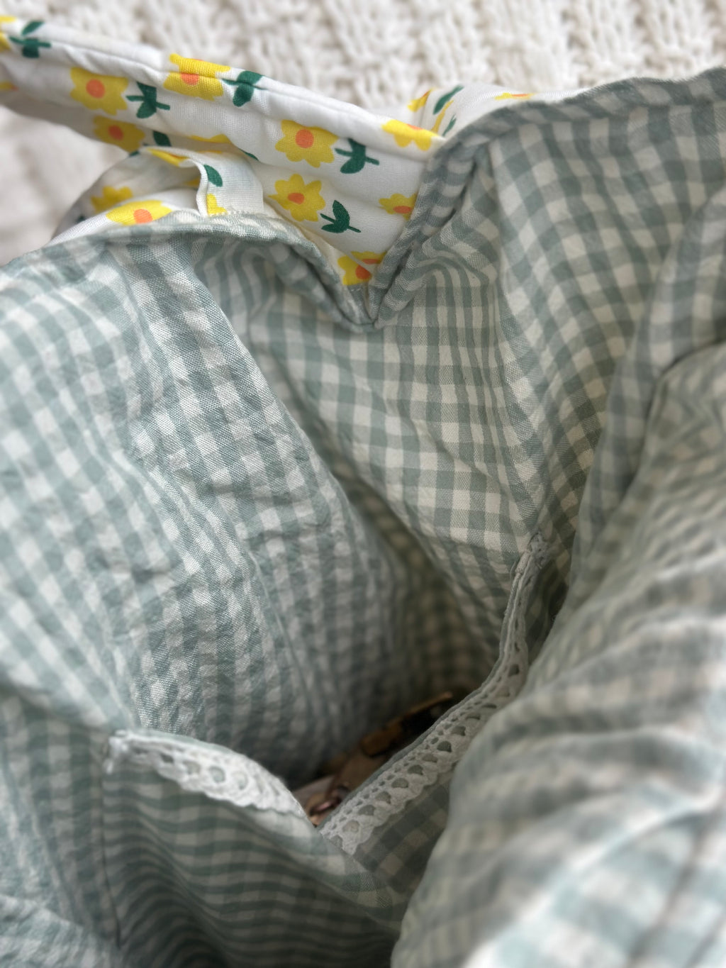 The Market Tote - Yellow Daisy