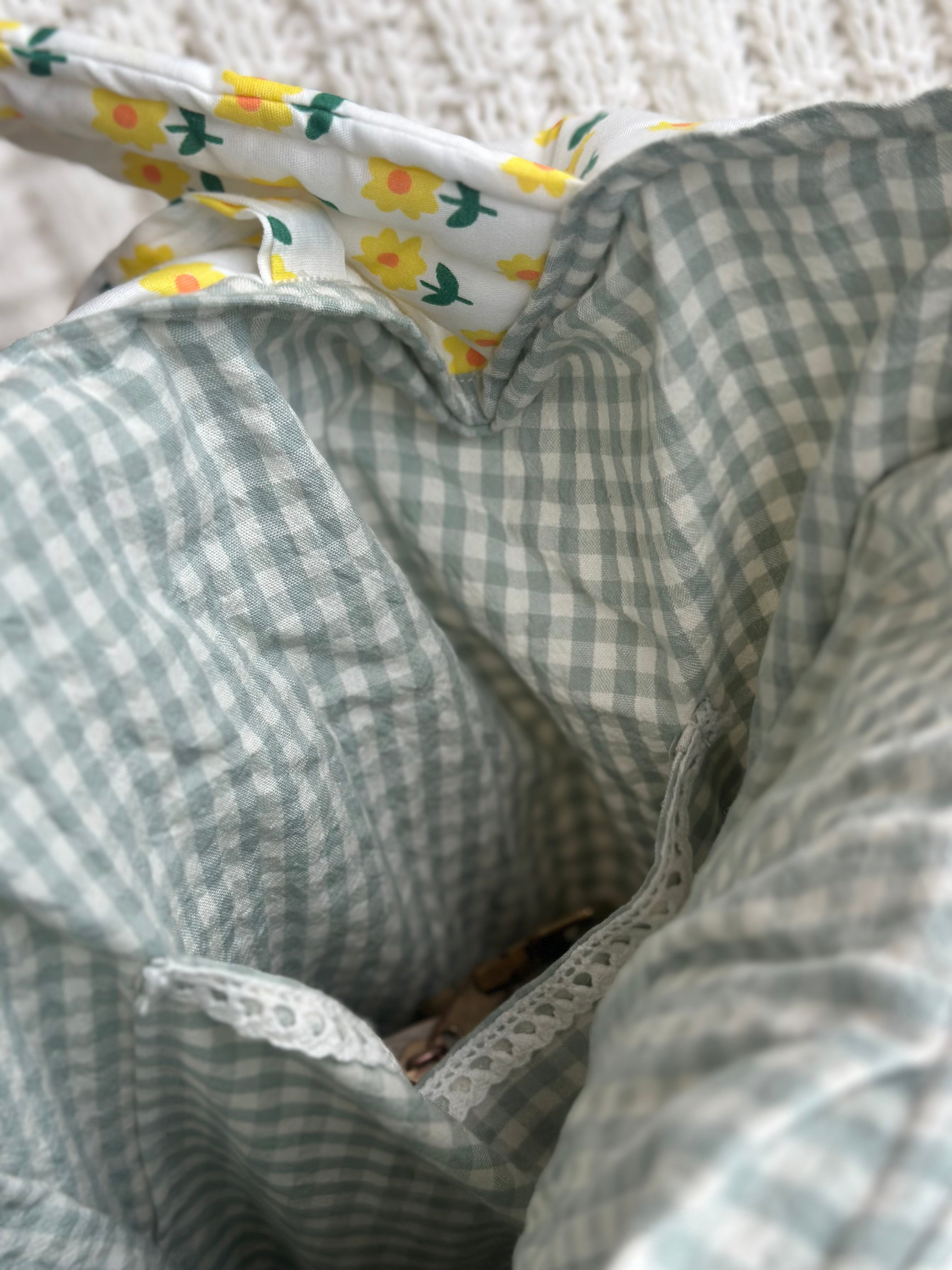 The Market Tote - Yellow Daisy