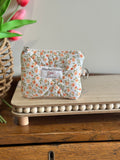 The Keepsake Wallet - Orange Micro Floral