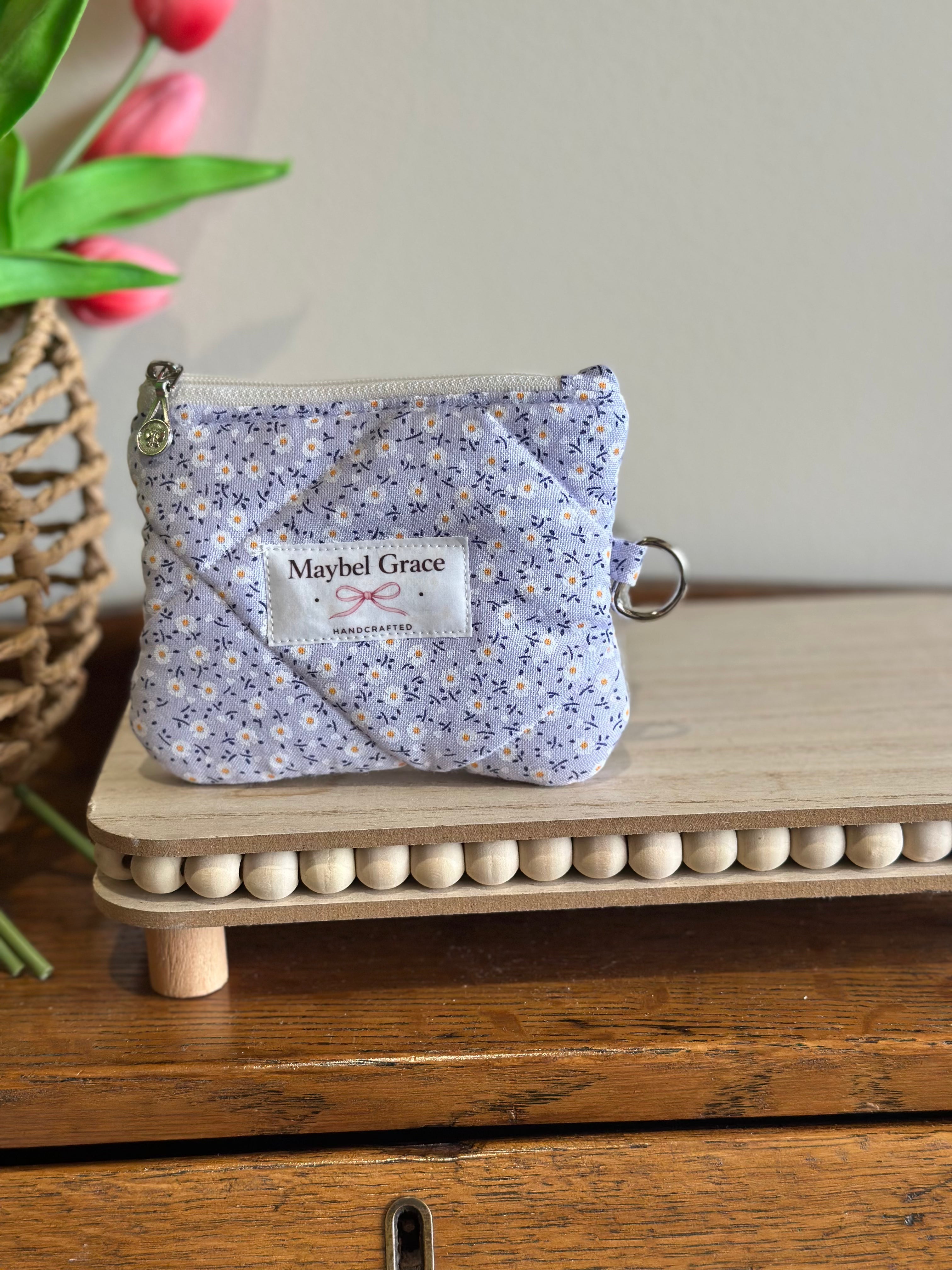 The Keepsake Wallet - Purple Daisy