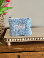 The Keepsake Wallet - Blue Daisy