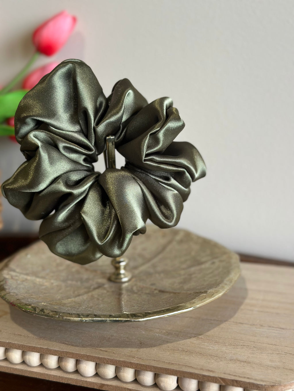 The Everyday Scrunchie - Emerald Silk