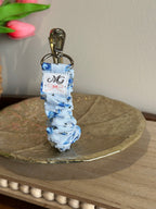 The Keepsake Wristlet - Blue Floral