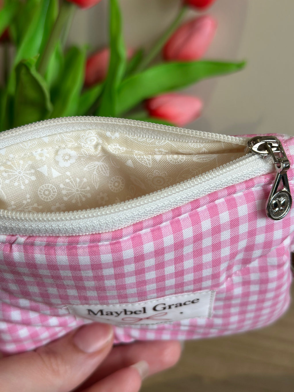The Keepsake Wallet - Pink Gingham