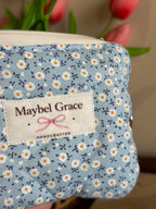 The Keepsake Wallet - Blue Daisy