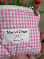The Keepsake Wallet - Pink Gingham