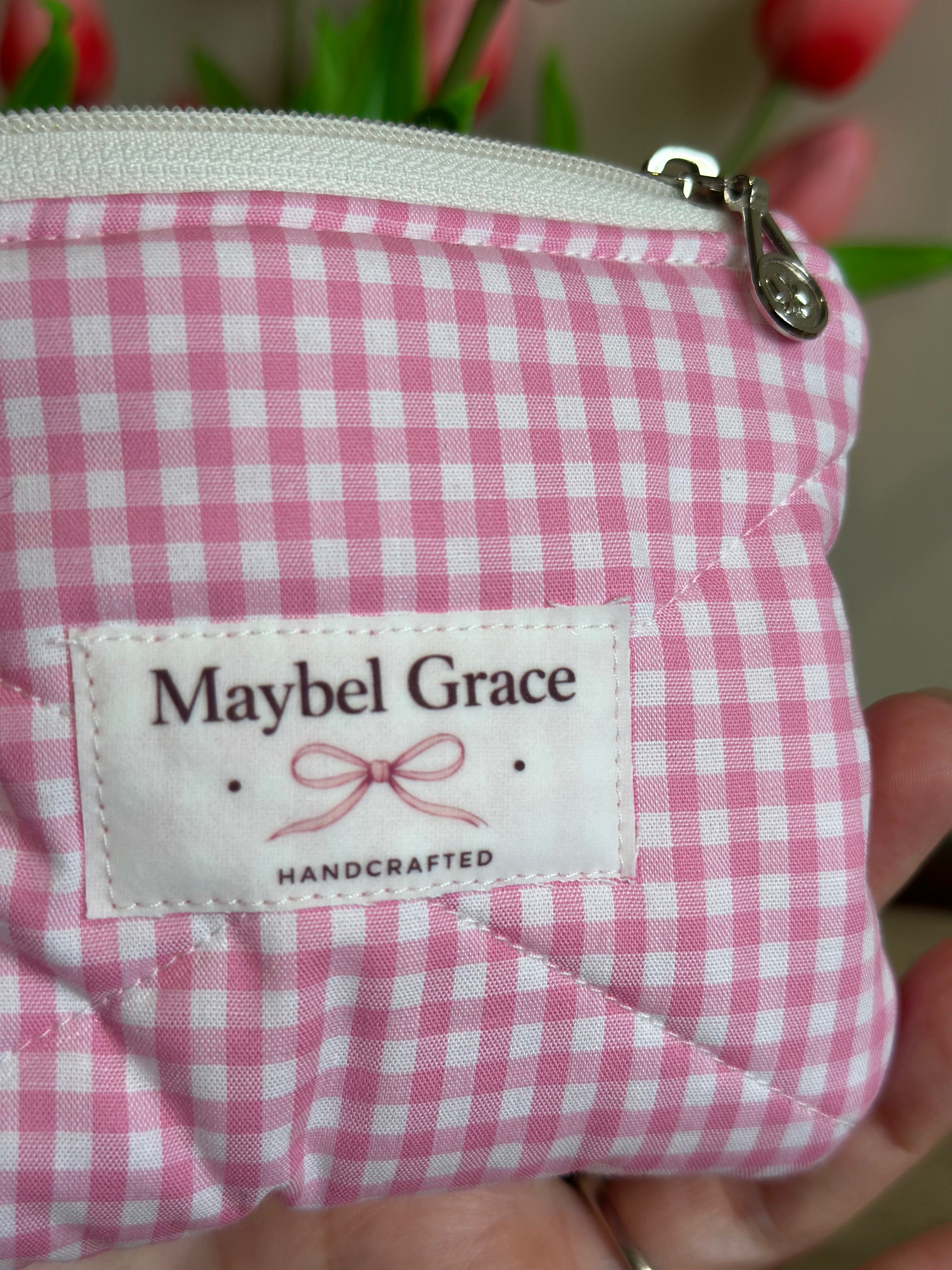 The Keepsake Wallet - Pink Gingham