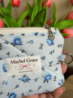 The Keepsake Wallet - Blue Floral
