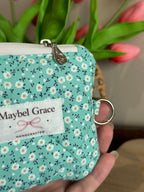 The Keepsake Wallet - Teal Daisy