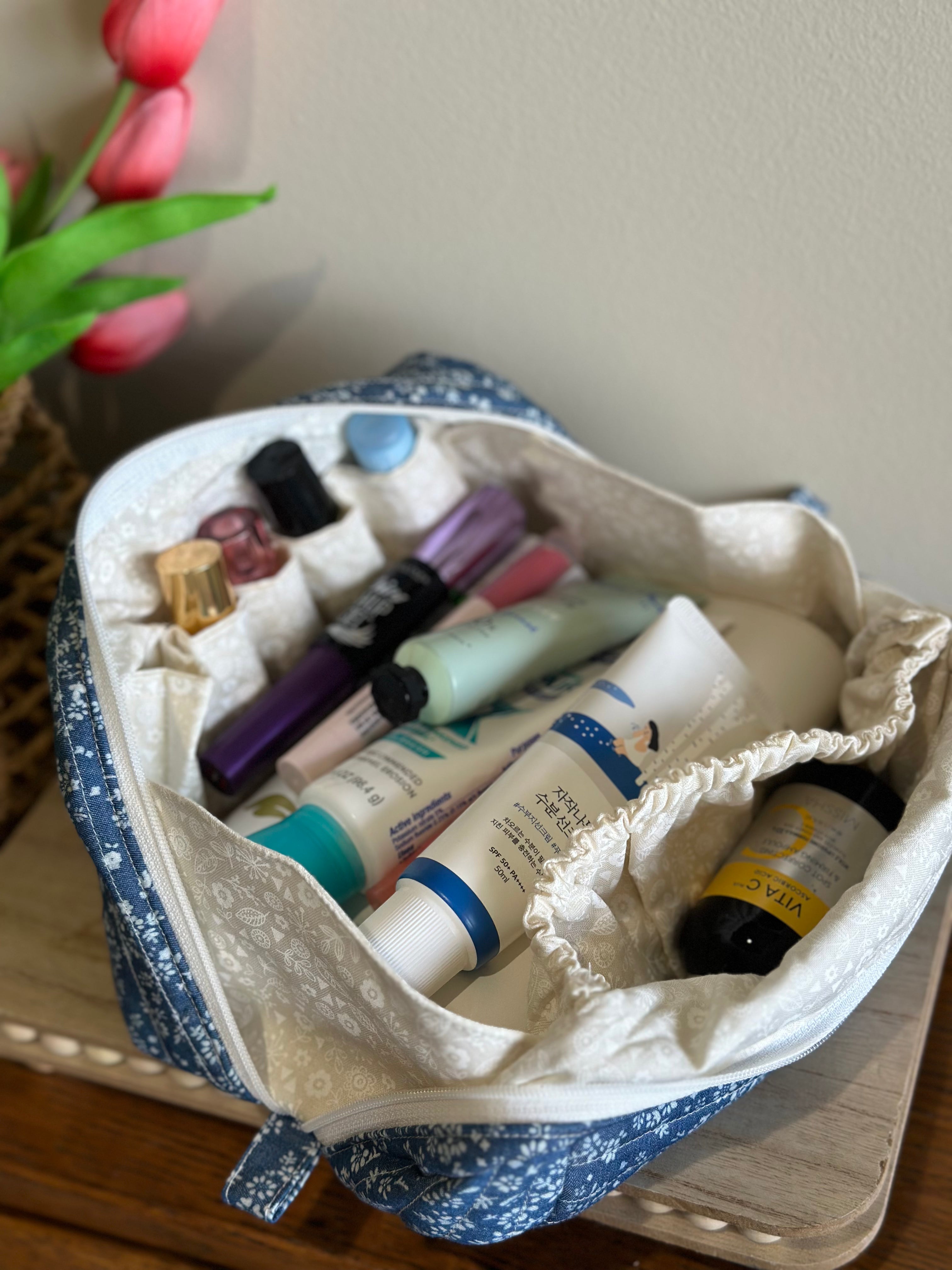 The Beauty Case - Blue Denim