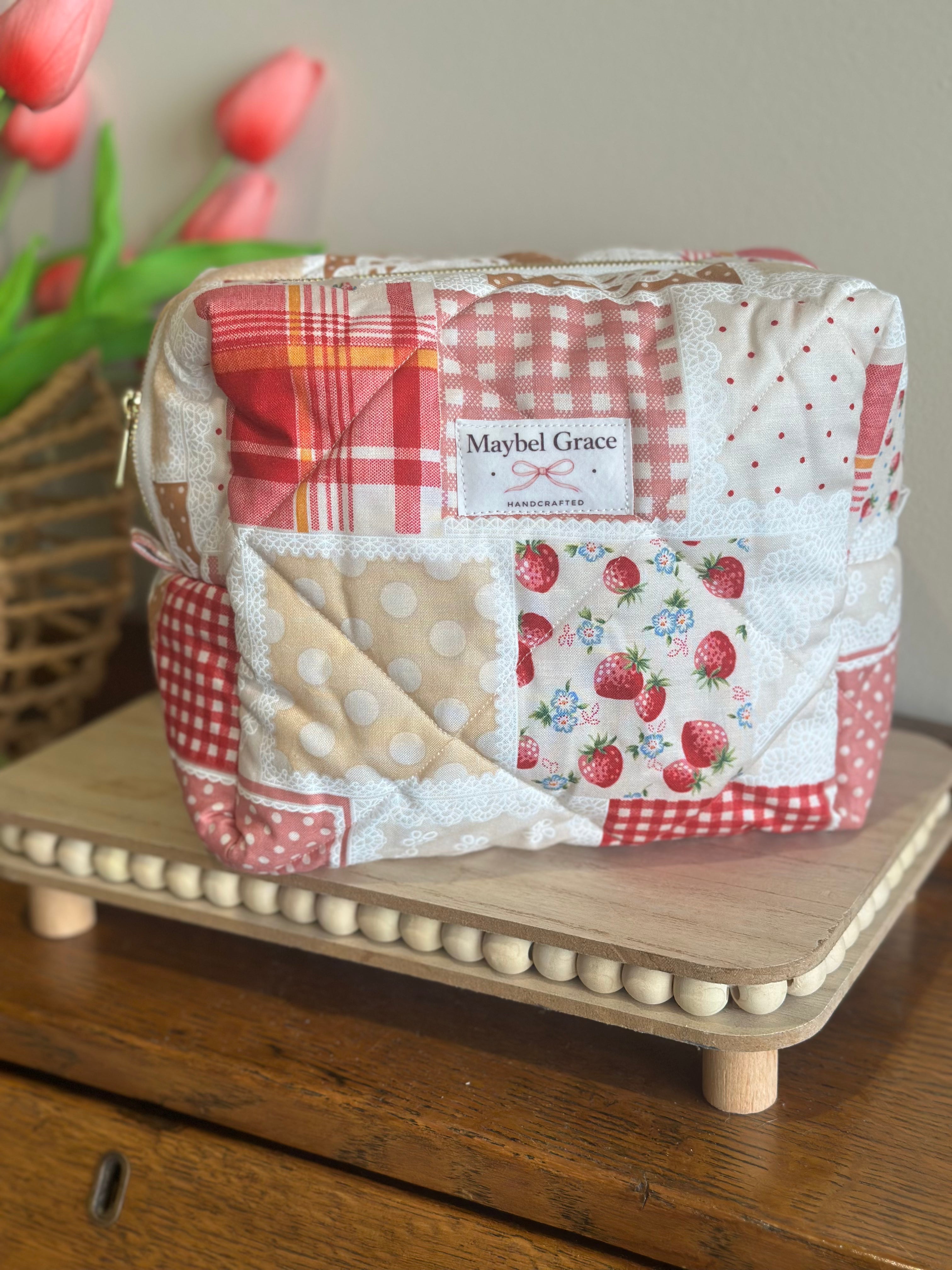 The Carryall - Pink cottage Core